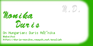 monika duris business card